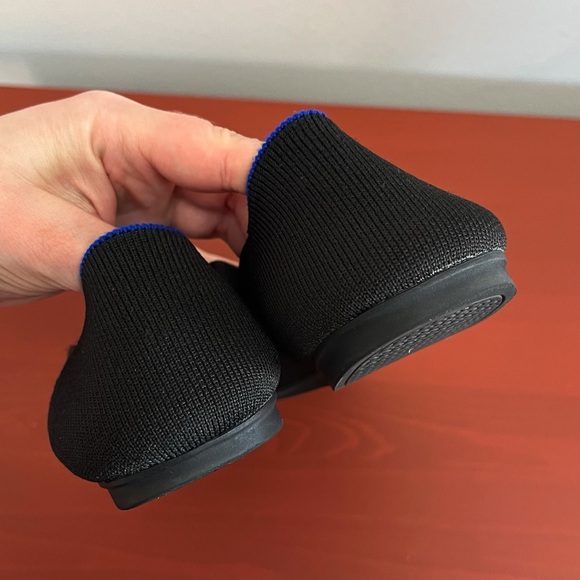 Rothy's Black Slip On Round Toe Loafers Women's Size 9 Washable Office Classic - Picture 7 of 9